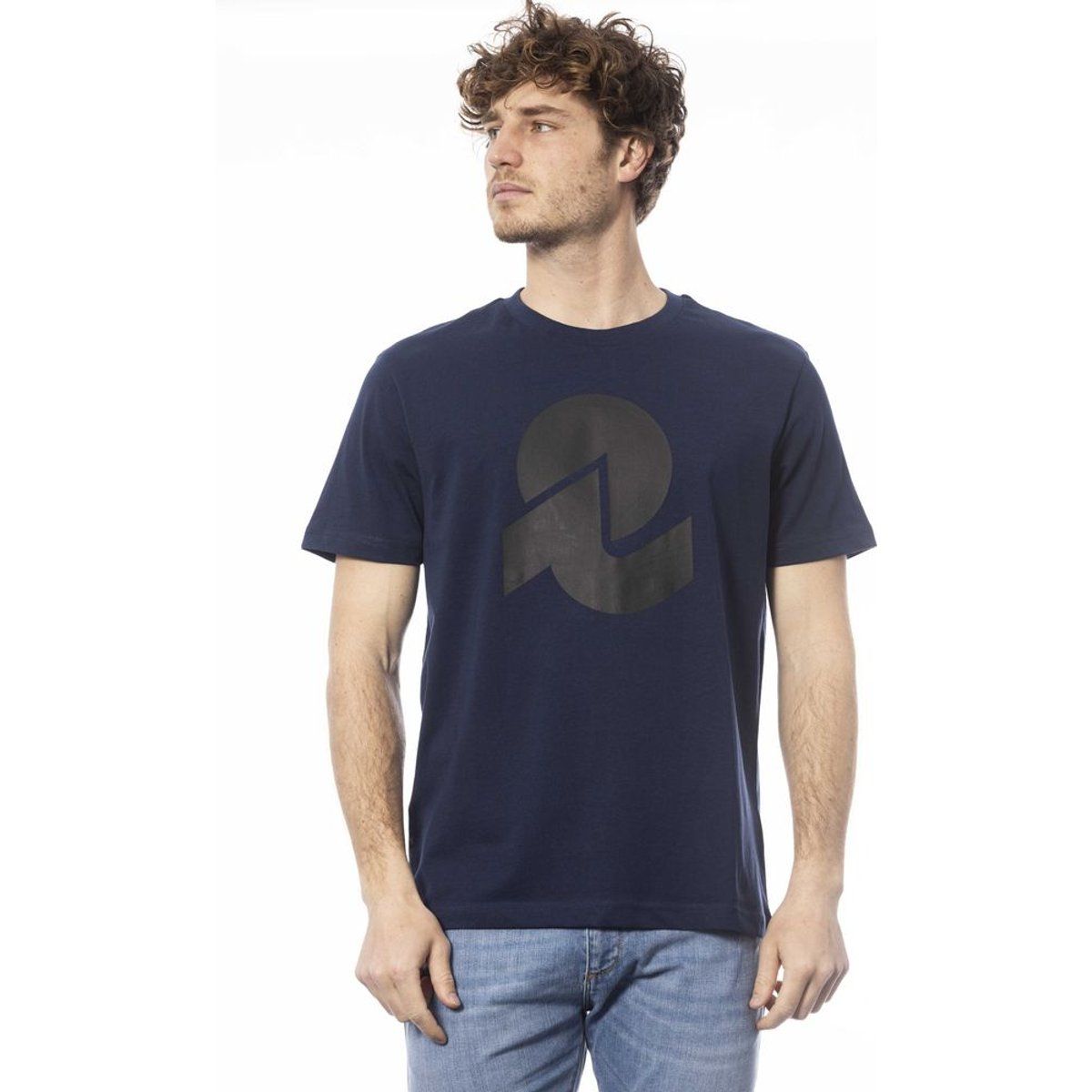 T-Shirt mit geometrischem Logo-Design