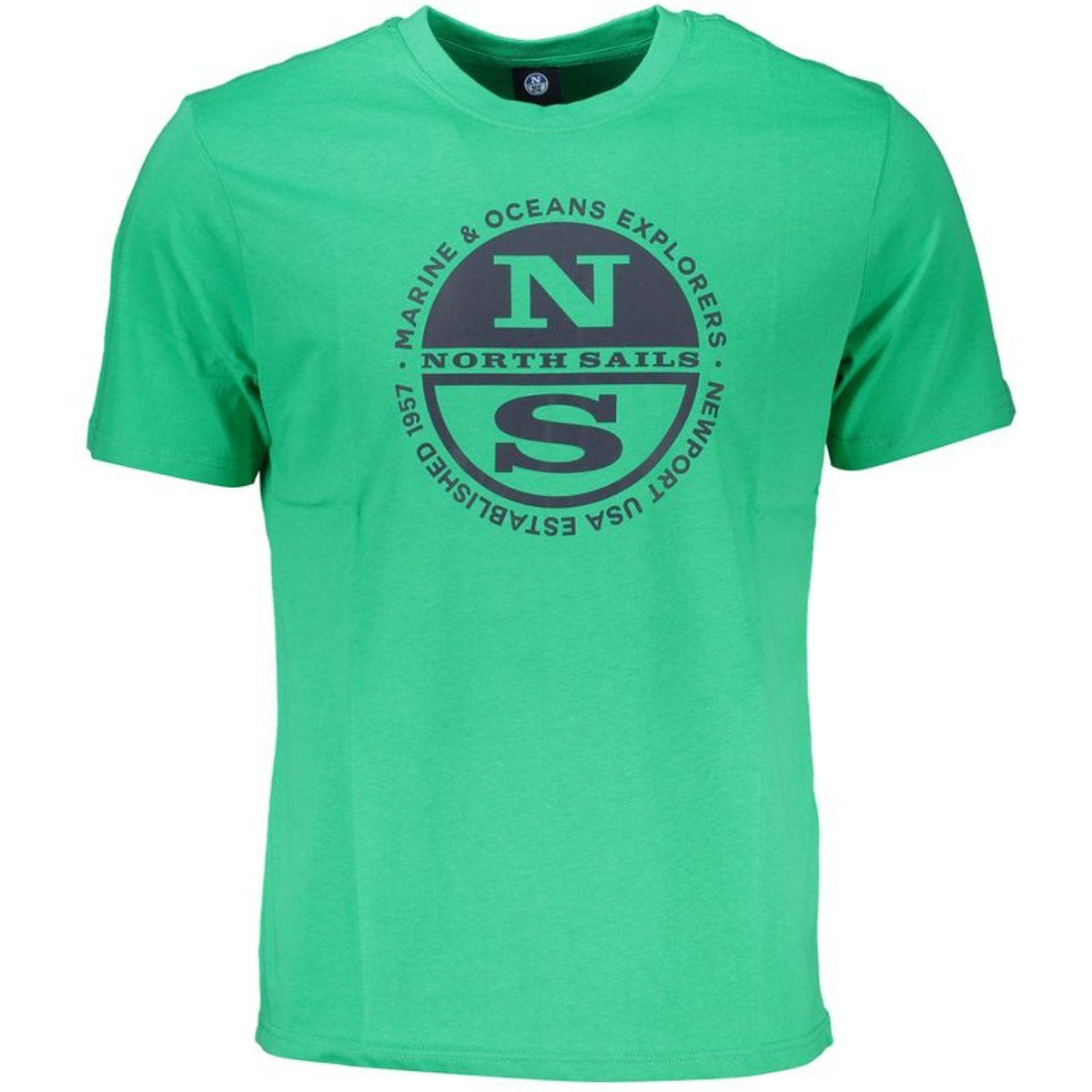 Baumwoll T-Shirt mit Grafikprint