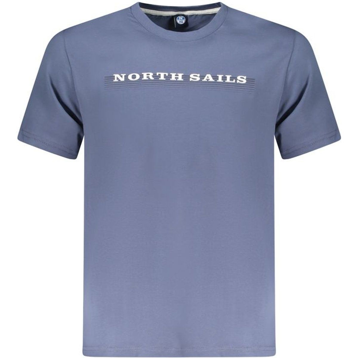 Grafik T-Shirt mit Rundhalsausschnitt aus Baumwolljersey
