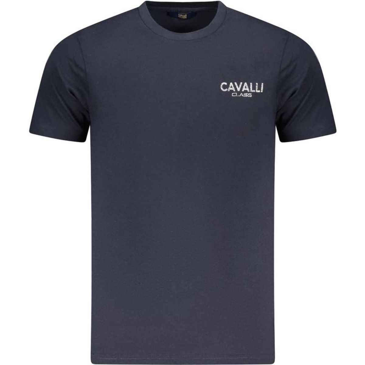 Klassisches T-Shirt mit gesticktem Logo