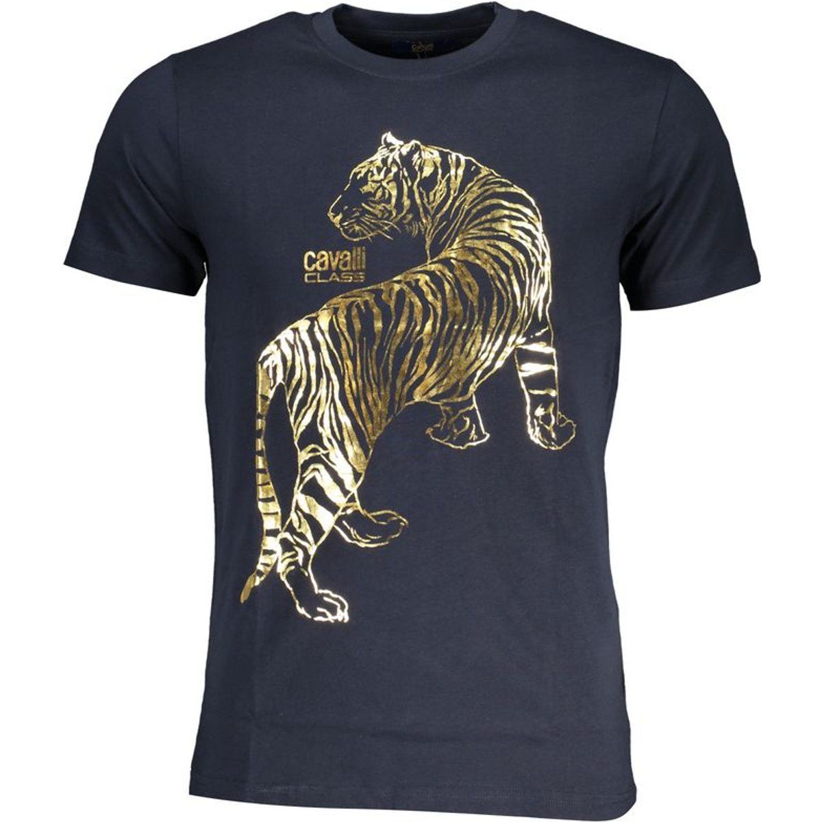 T-Shirt mit Tigergrafikprint