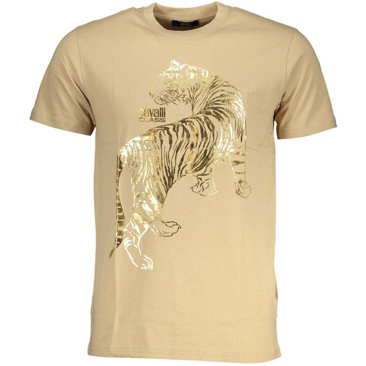Lässiges Tiger-Print T-Shirt