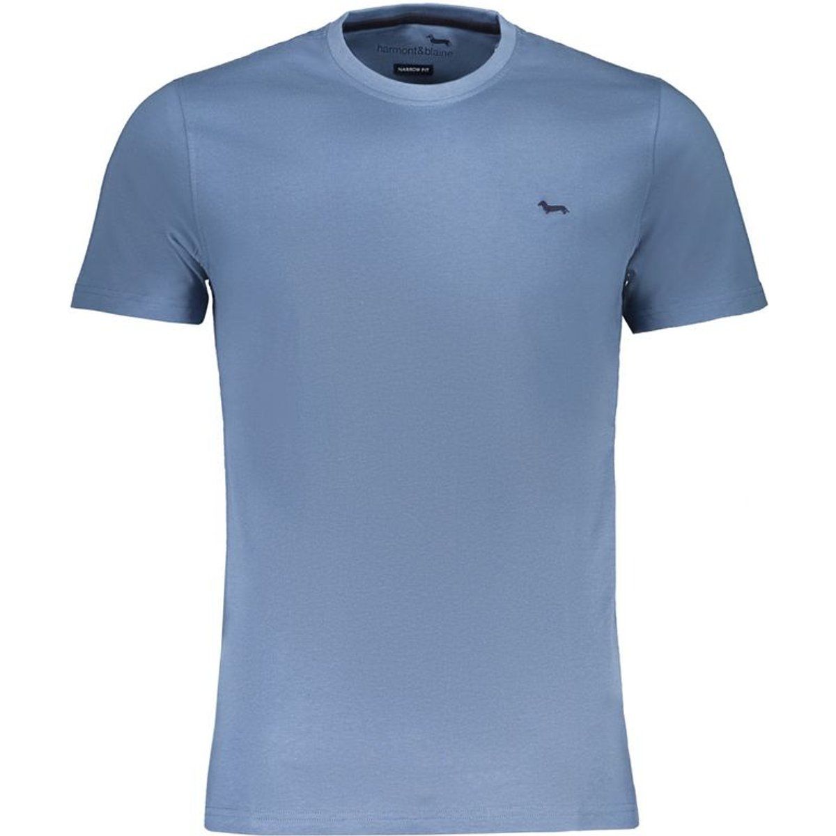 Figurbetontes T-Shirt mit Rundhalsausschnitt