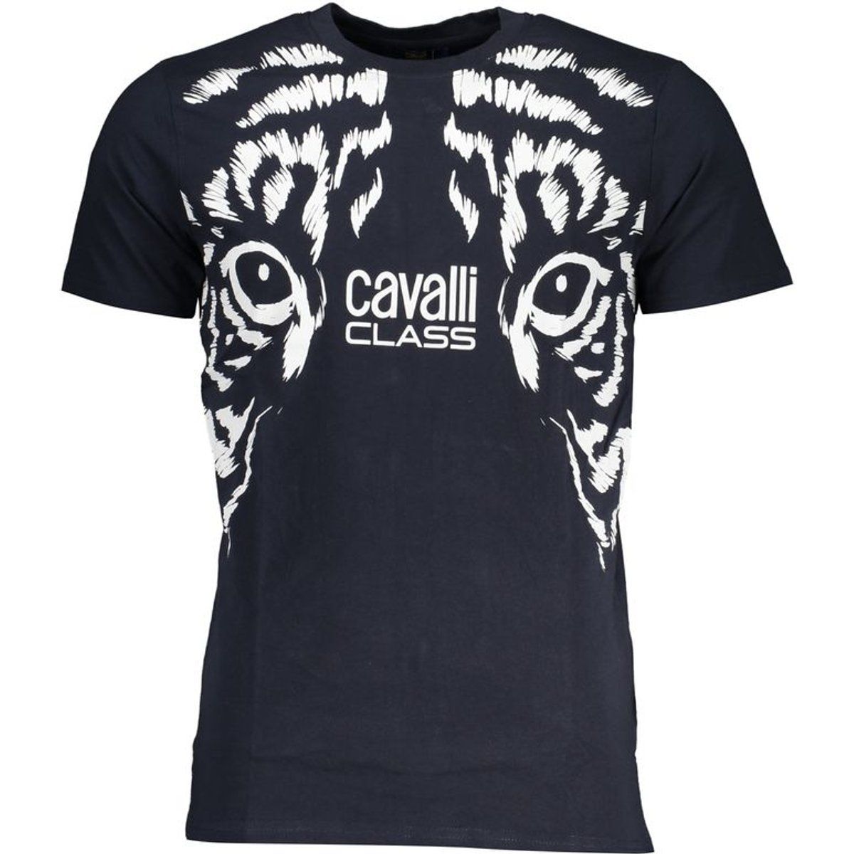 Baumwoll T-Shirt mit Tigergrafik