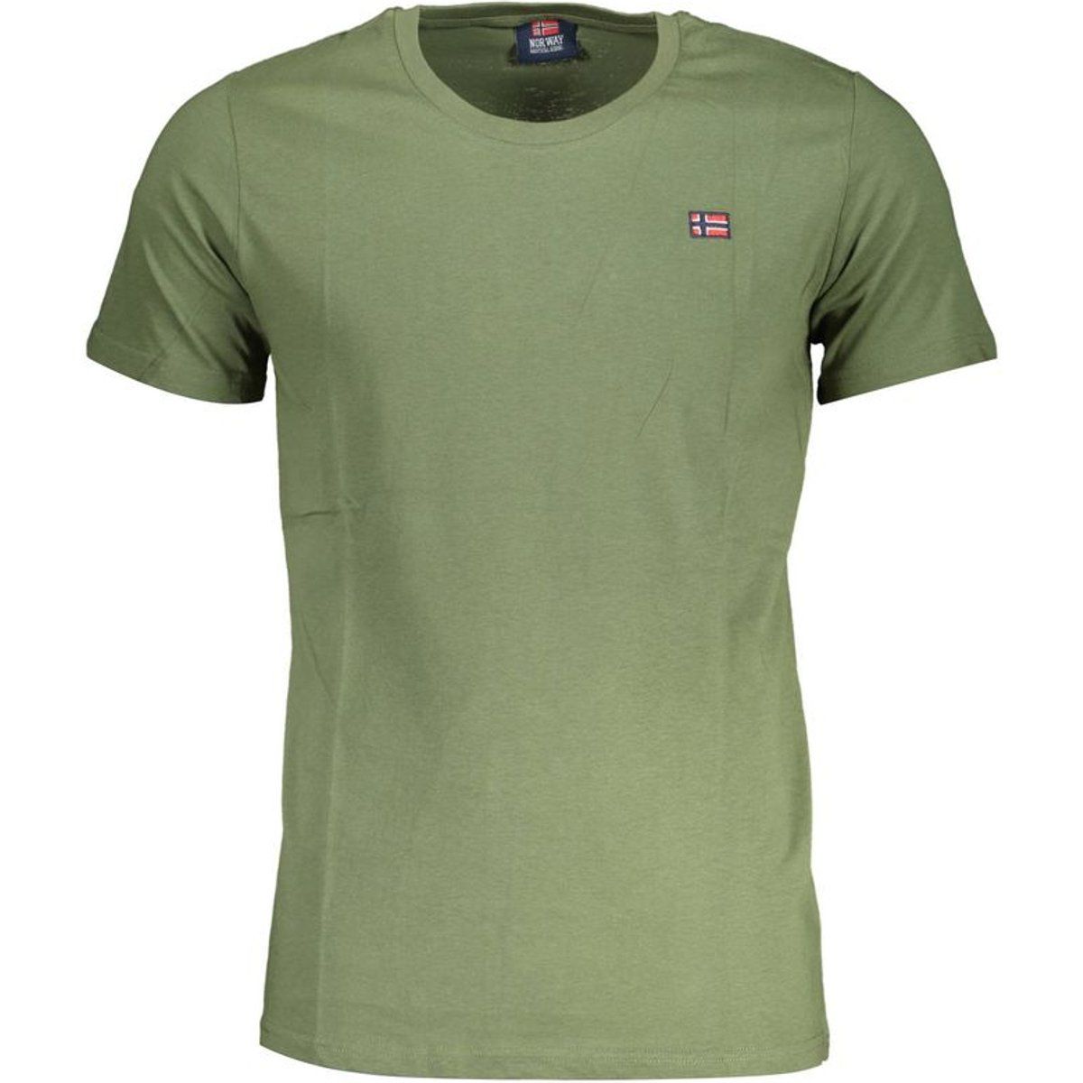 Lässiges T-Shirt mit Rundhalsausschnitt und kurzen Ärmeln