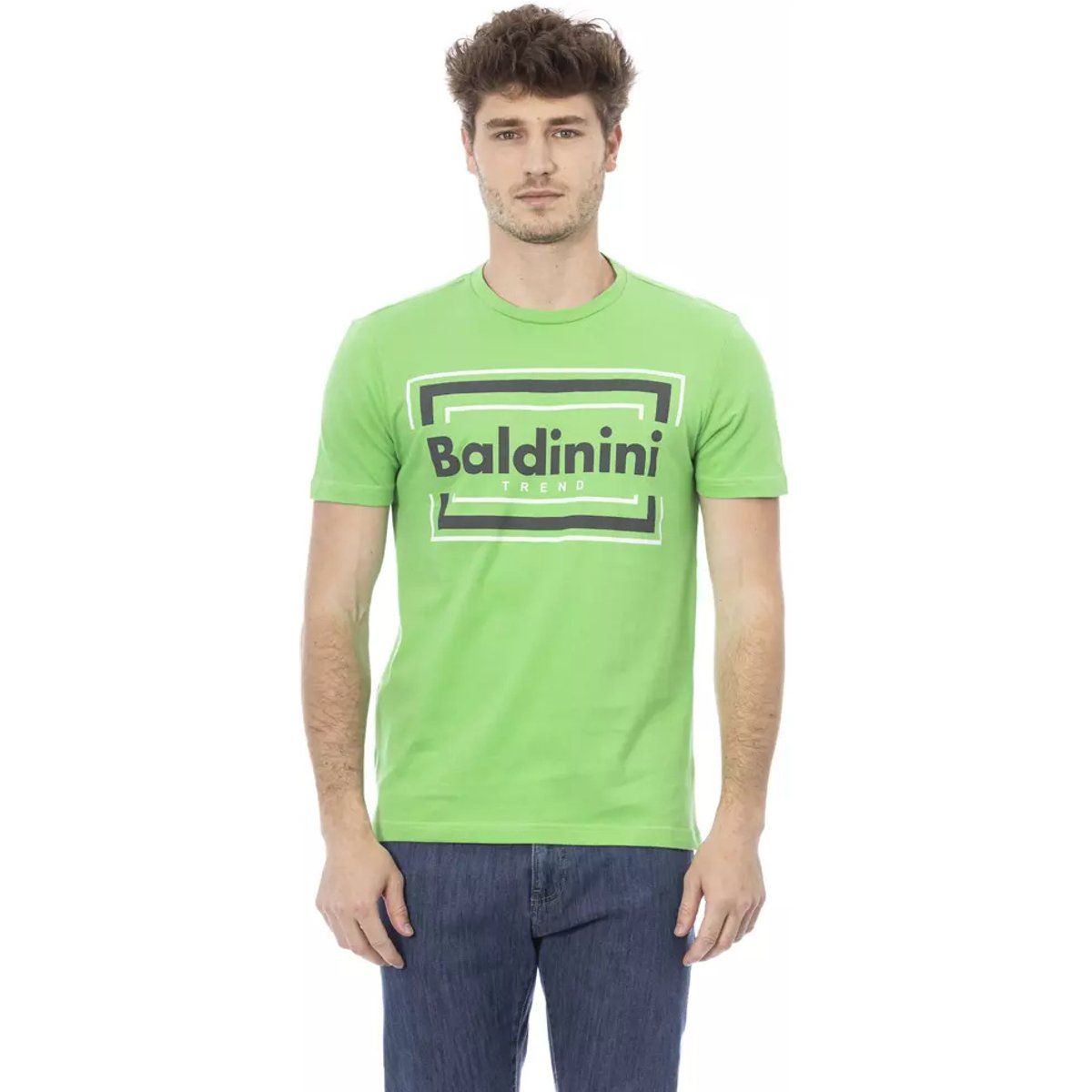 Baumwoll-T-Shirt mit Grafik-Box-Logo