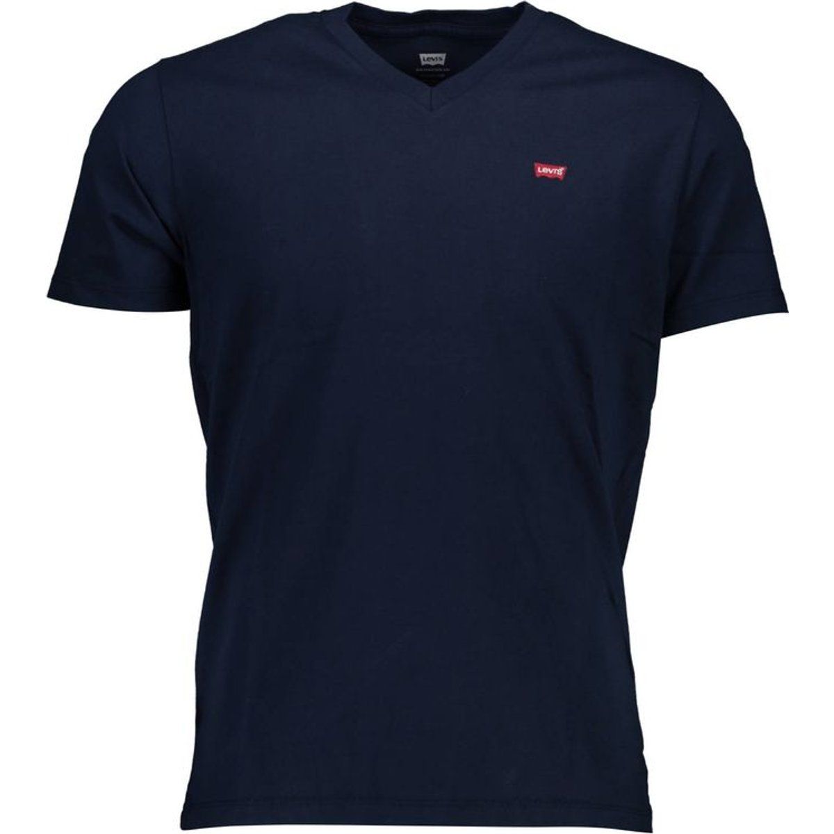 Klassisches V-Ausschnitt T-Shirt