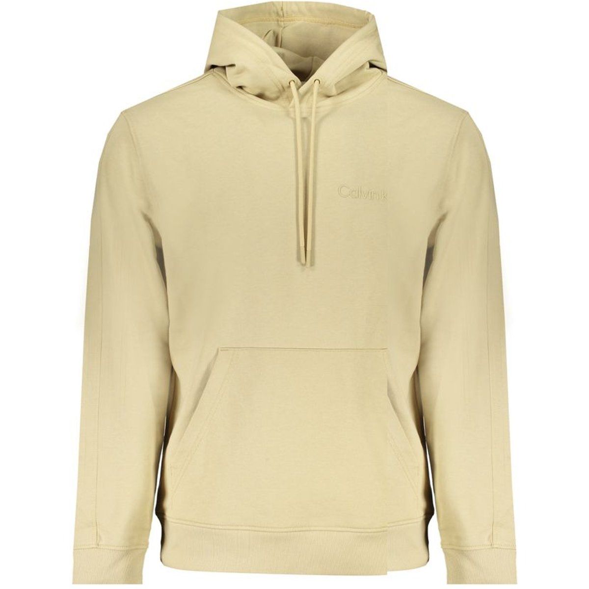 Klassischer Kapuzenpullover in Blassgelb