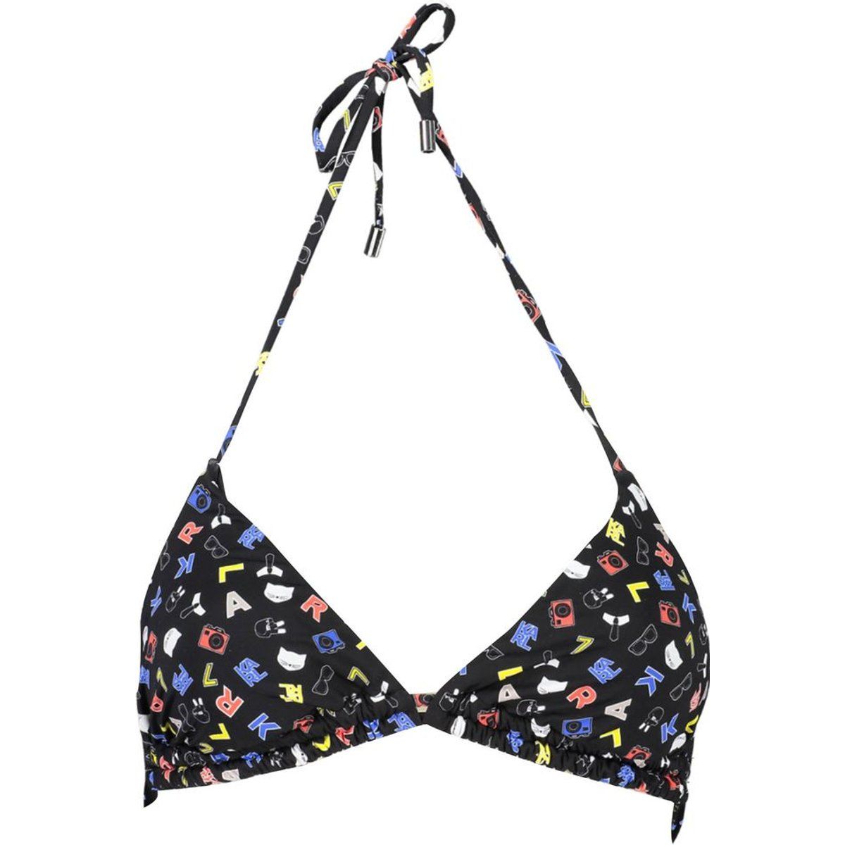 Bedrucktes Bikini-Top