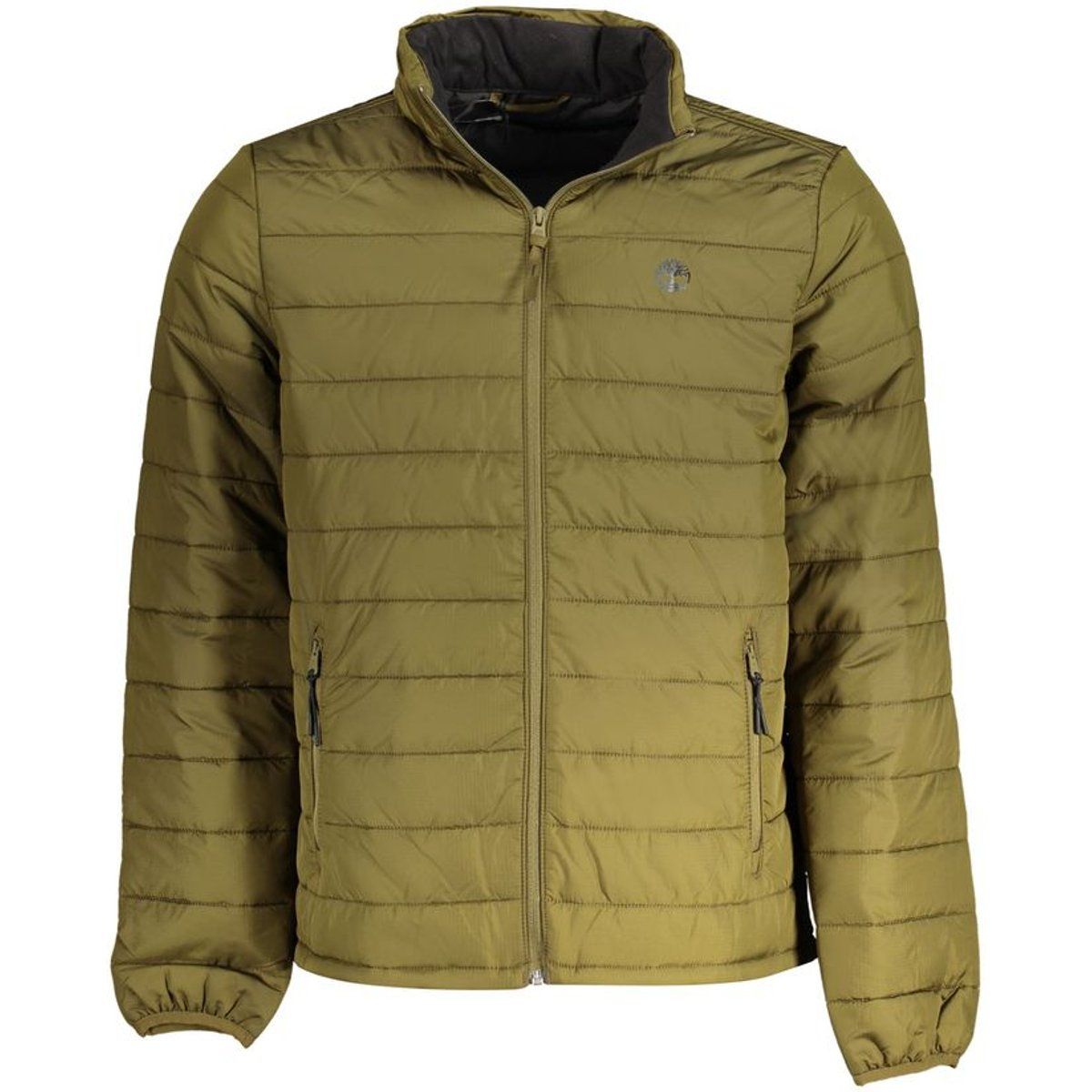 Olivgrüne Leichte Pufferjacke Unisex