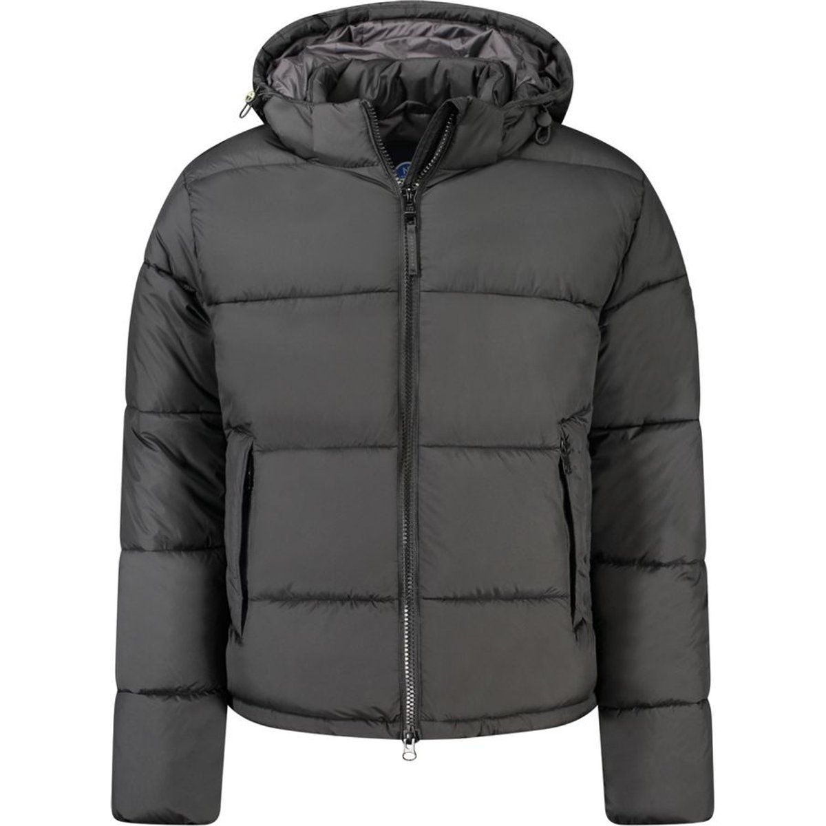 Wattierte Pufferjacke mit Kapuze