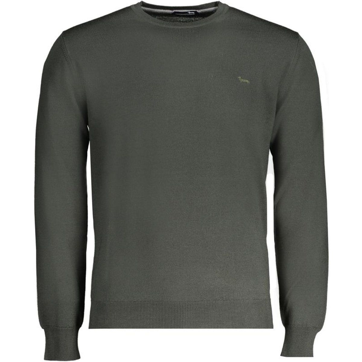 Klassischer Merinowollpullover mit Rundhalsausschnitt