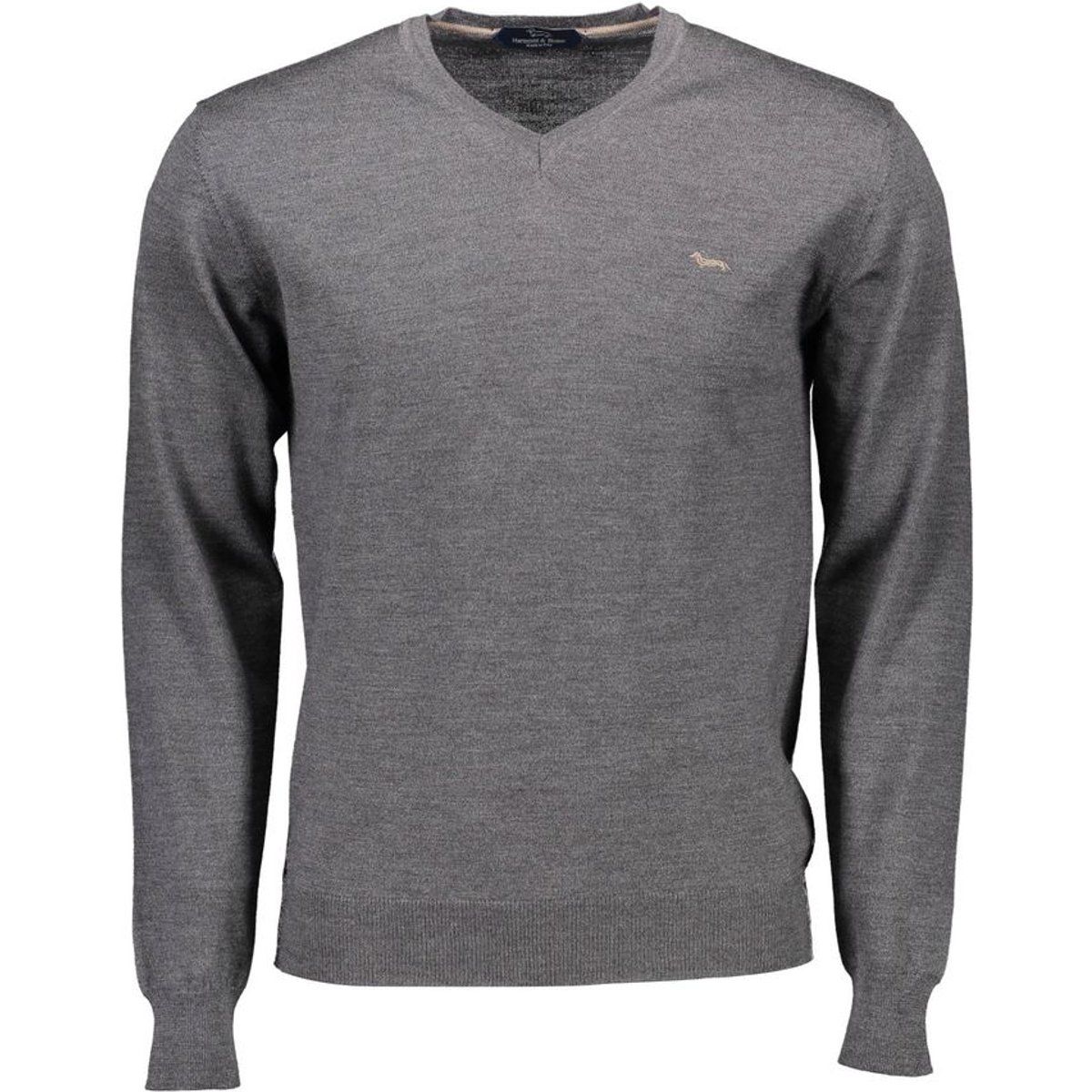 Klassischer V-Ausschnitt Merinowollpullover