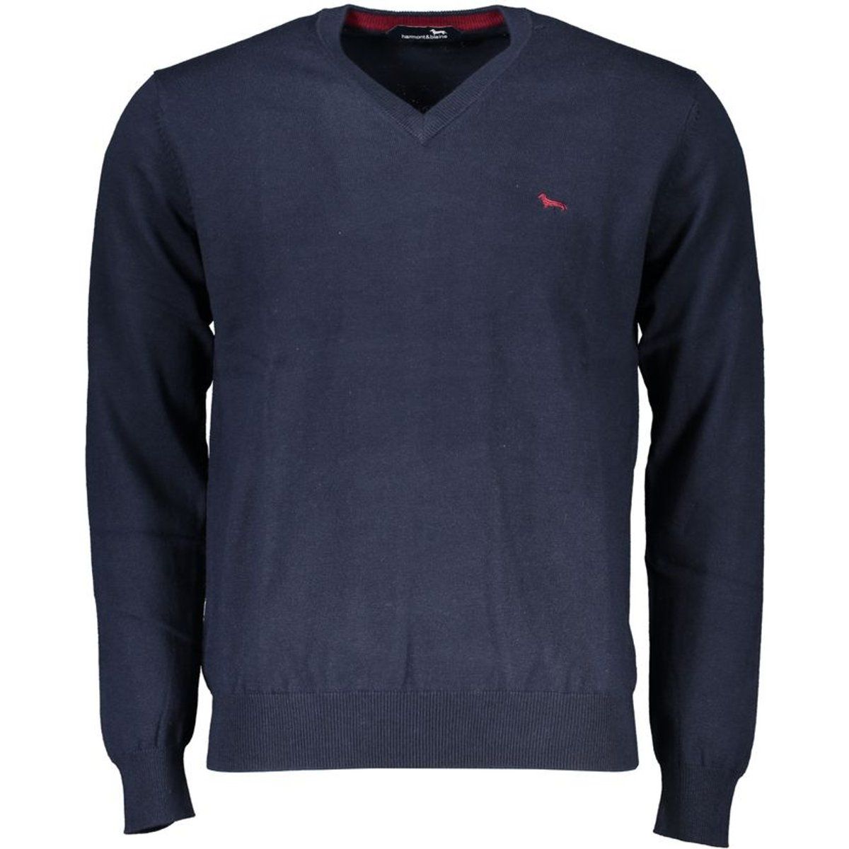 Klassischer V-Ausschnitt Strickpullover