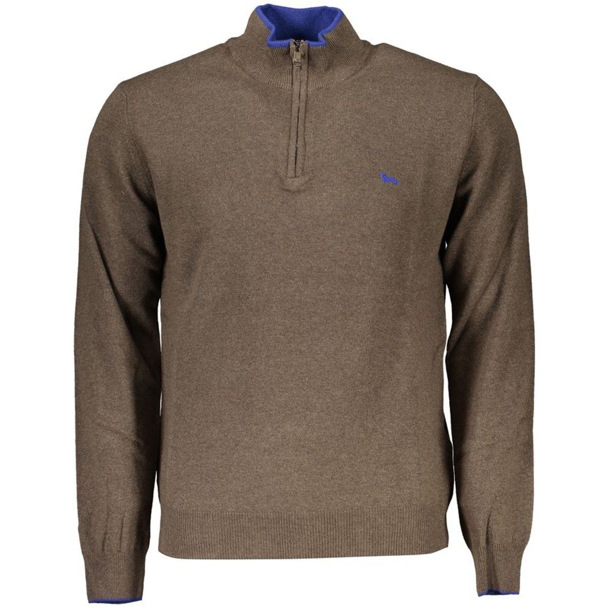 Lässiger Halbarm-Pullover mit Reißverschluss