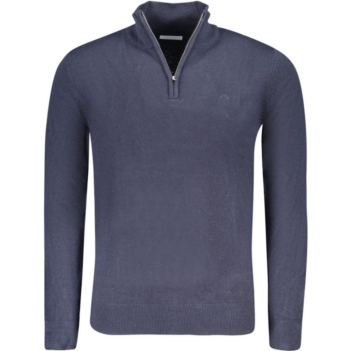 Quarterzip Baumwollpullover