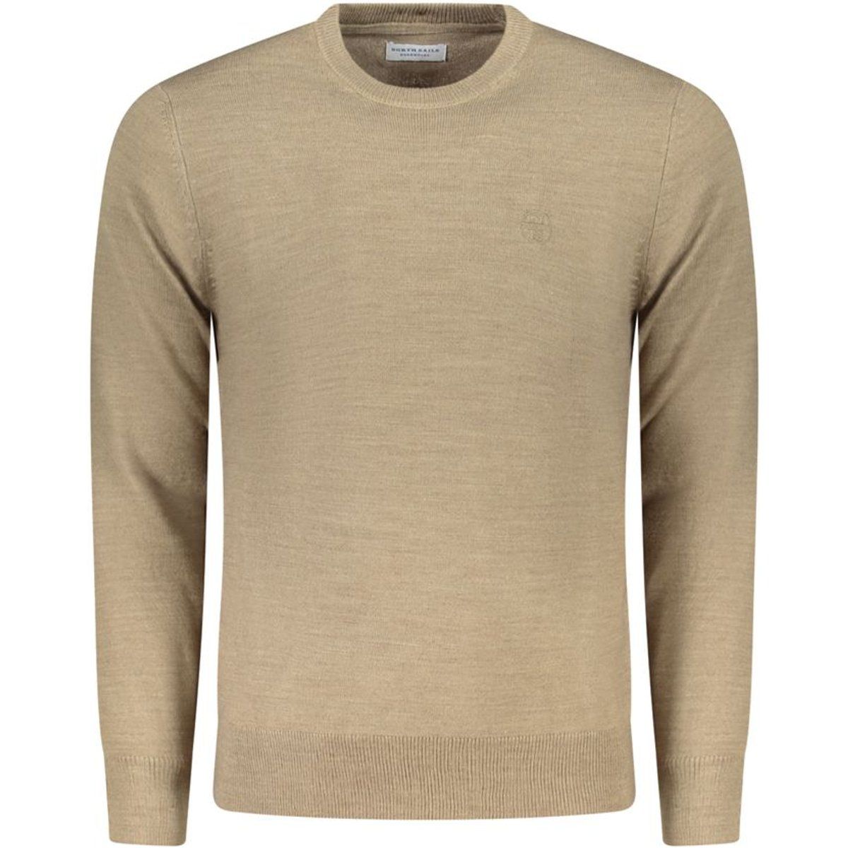 Wollstrick-Pullover mit Rundhalsausschnitt