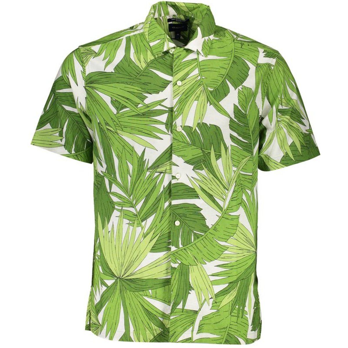 Shirt mit Palmblattmuster