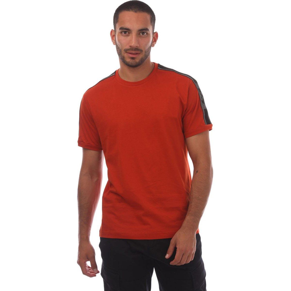 Herren Baumwolljersey Logo T-Shirt