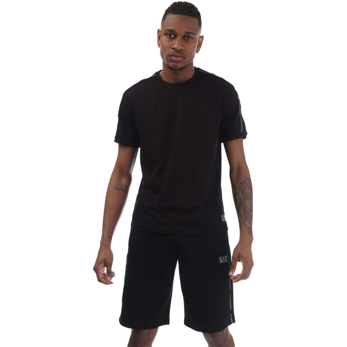 EA7 Baumwoll-T-Shirt für Herren