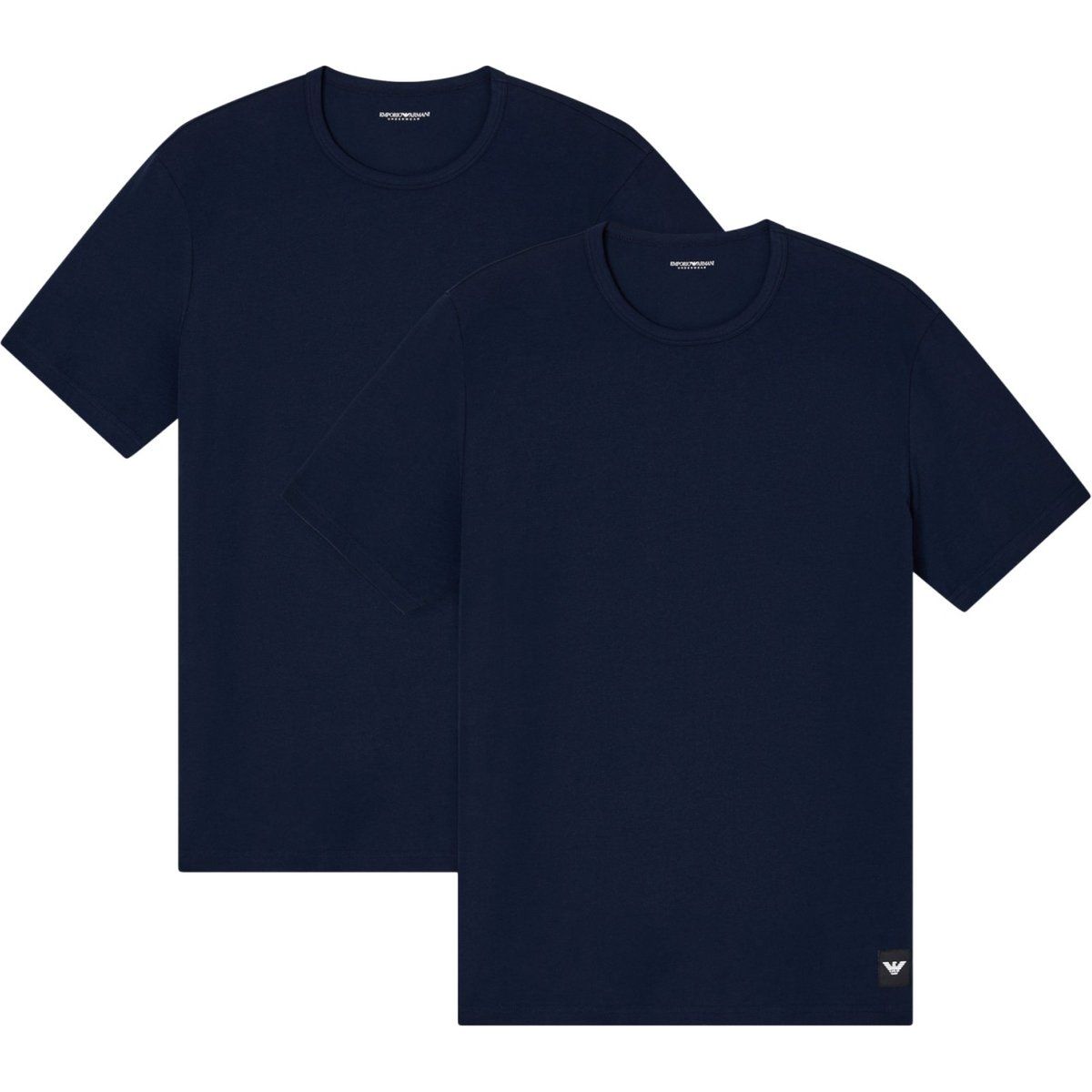 Herren Klassisches Marineblaues T-Shirt Set