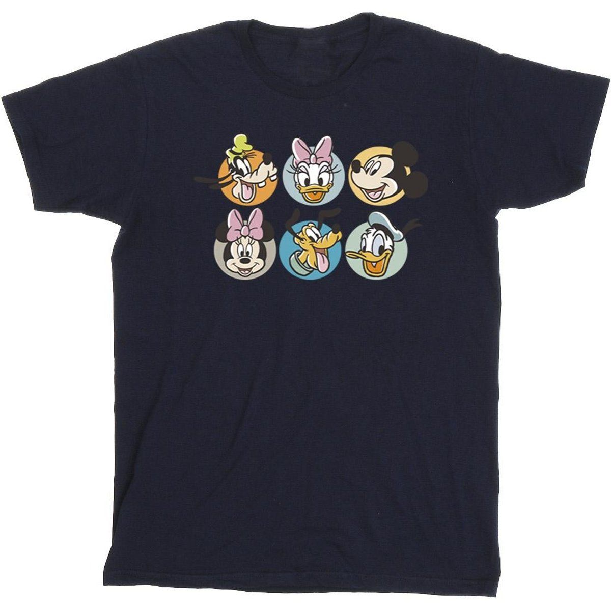 Disney - "Mickey Mouse and Friends" T-Shirt für Herren (Marineblau)