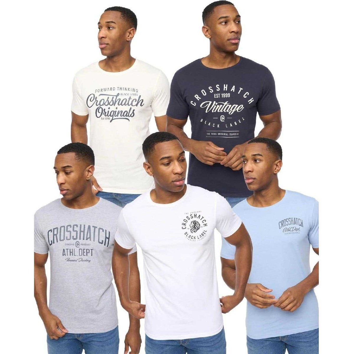 Baumwoll T-Shirt mit Grafikprint und Rundhalsausschnitt