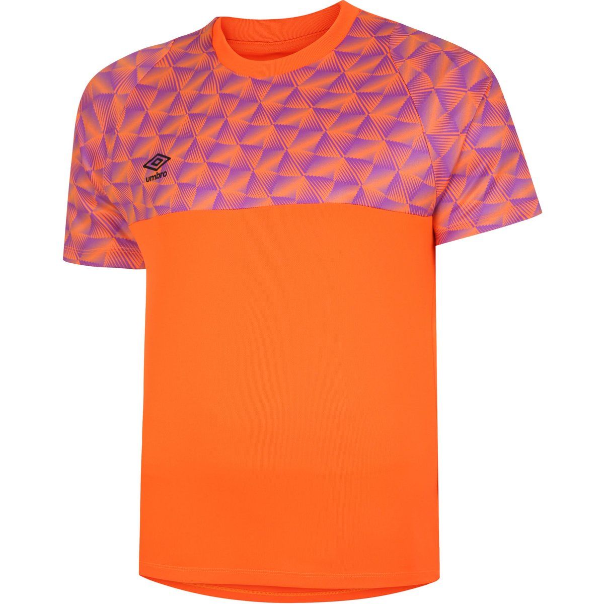 Orange & Lila Geometrisches Fußballtrikot