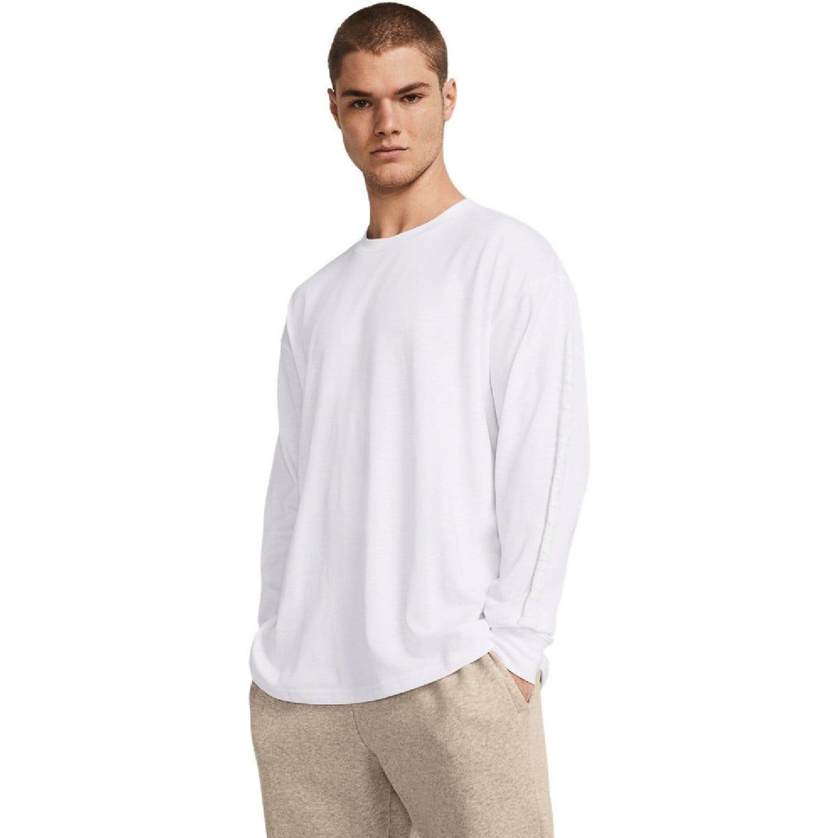Herren Schweres Langarm-T-Shirt