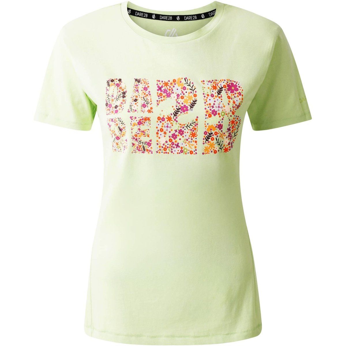 Baumwoll-T-Shirt mit floralem Grafikdruck
