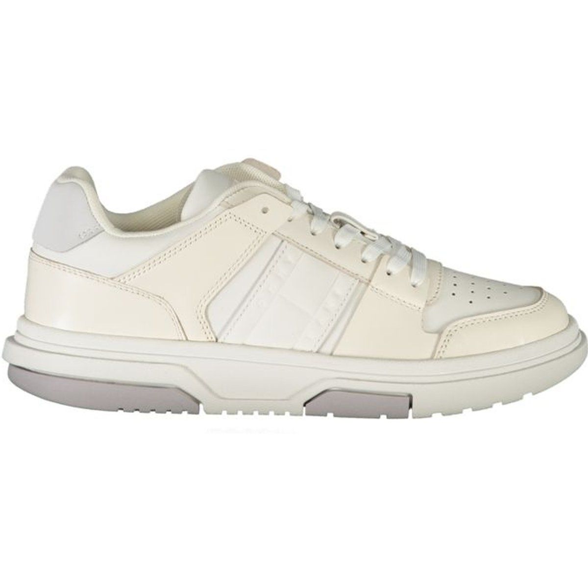 Leder-Court-Sneakers mit niedrigem Schaft