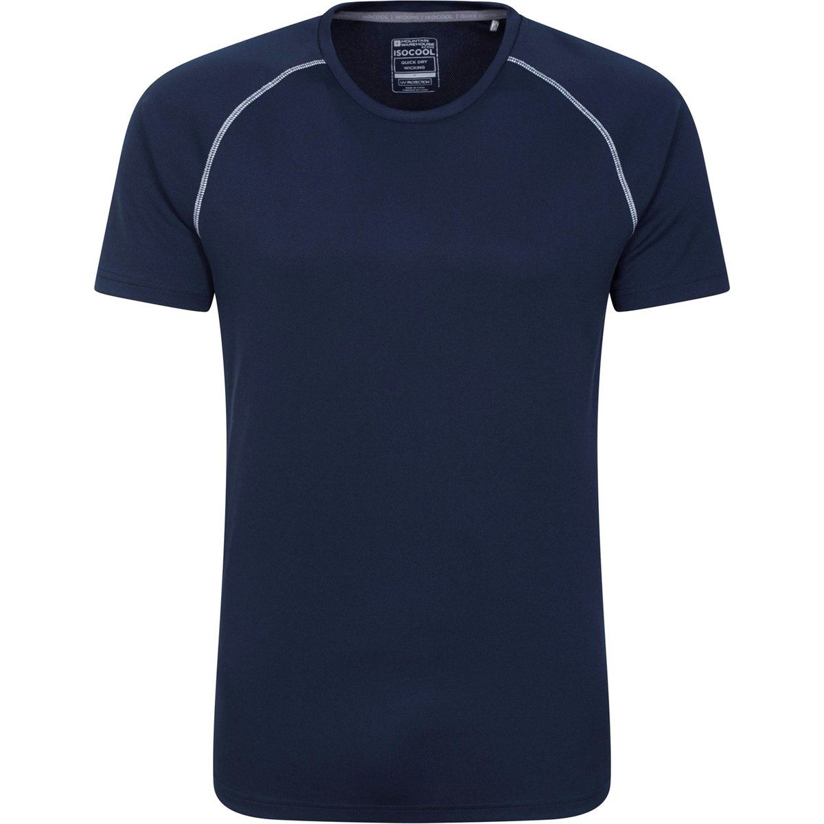 Mountain Warehouse - "Endurance" T-Shirt Atmungsaktiv für Herren (Marineblau)