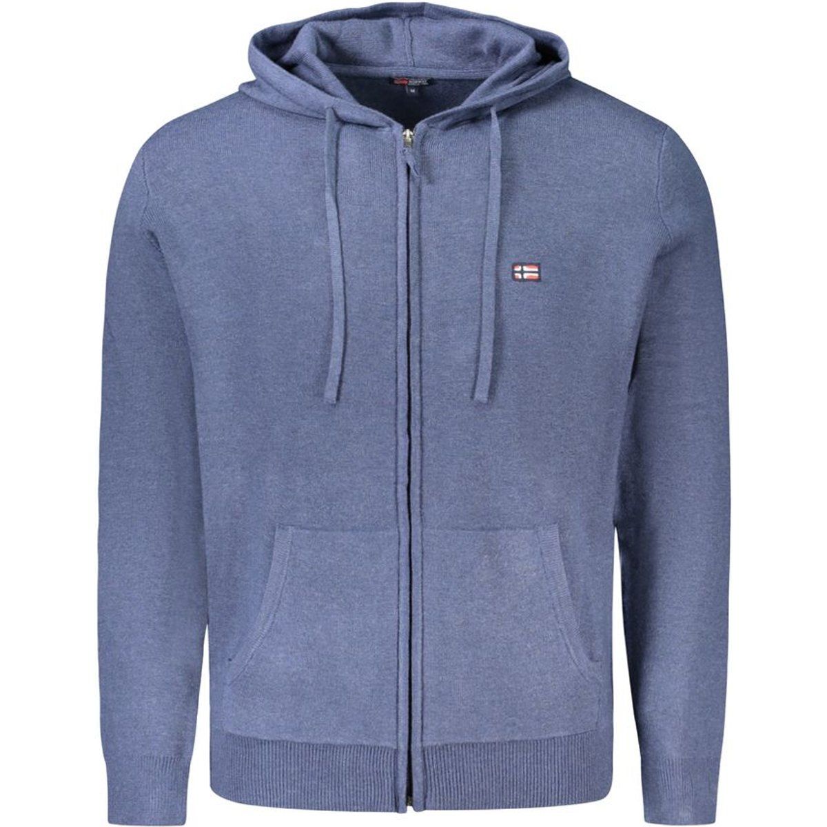 Lässiger Strick-Hoodie mit Reißverschluss
