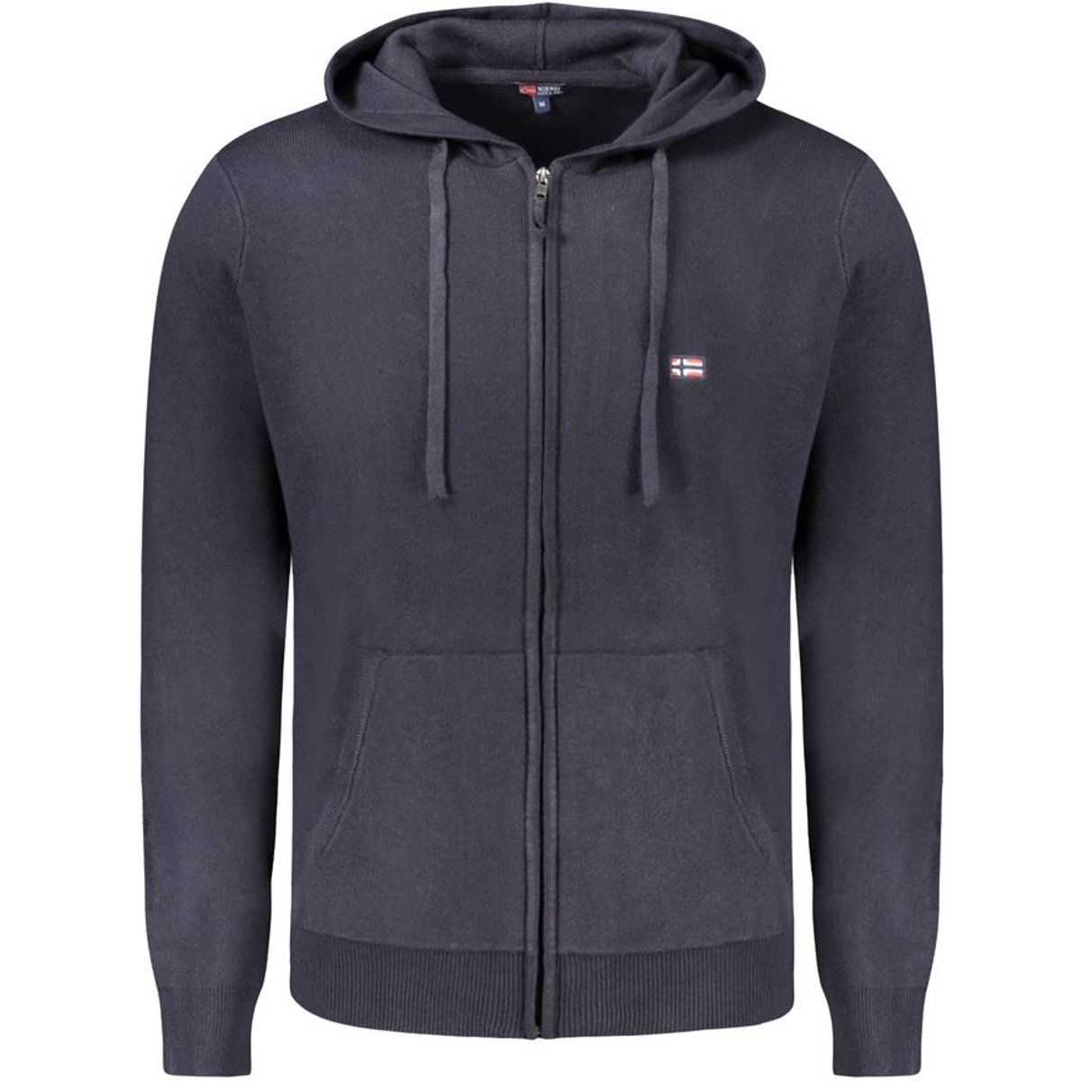 Lässiger Strick-Hoodie mit Reißverschluss