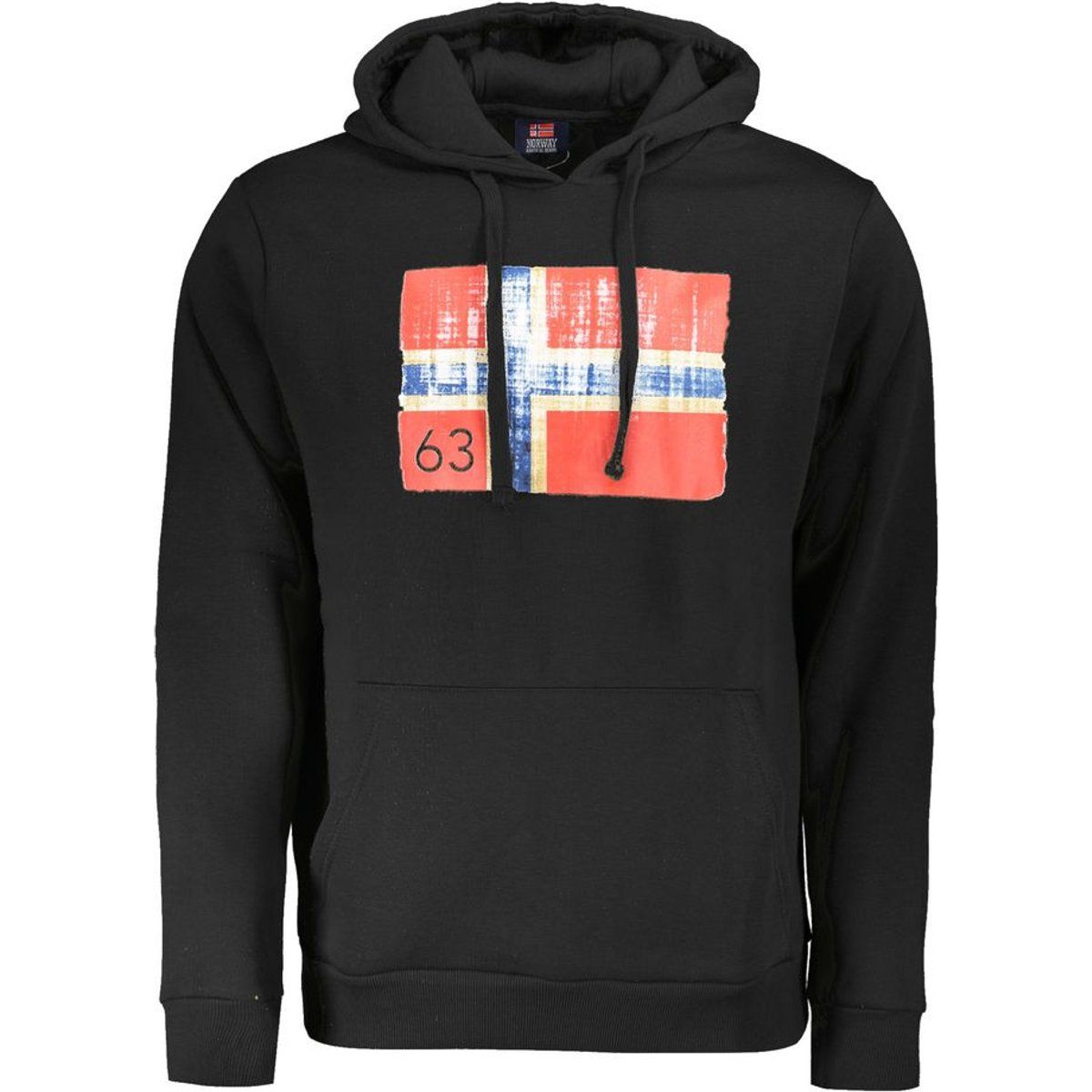 Lässiger Flaggen Grafik Hoodie