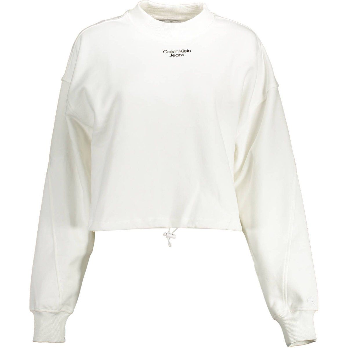 Verkürztes Sweatshirt mit Tunnelzug im lässigen Stil