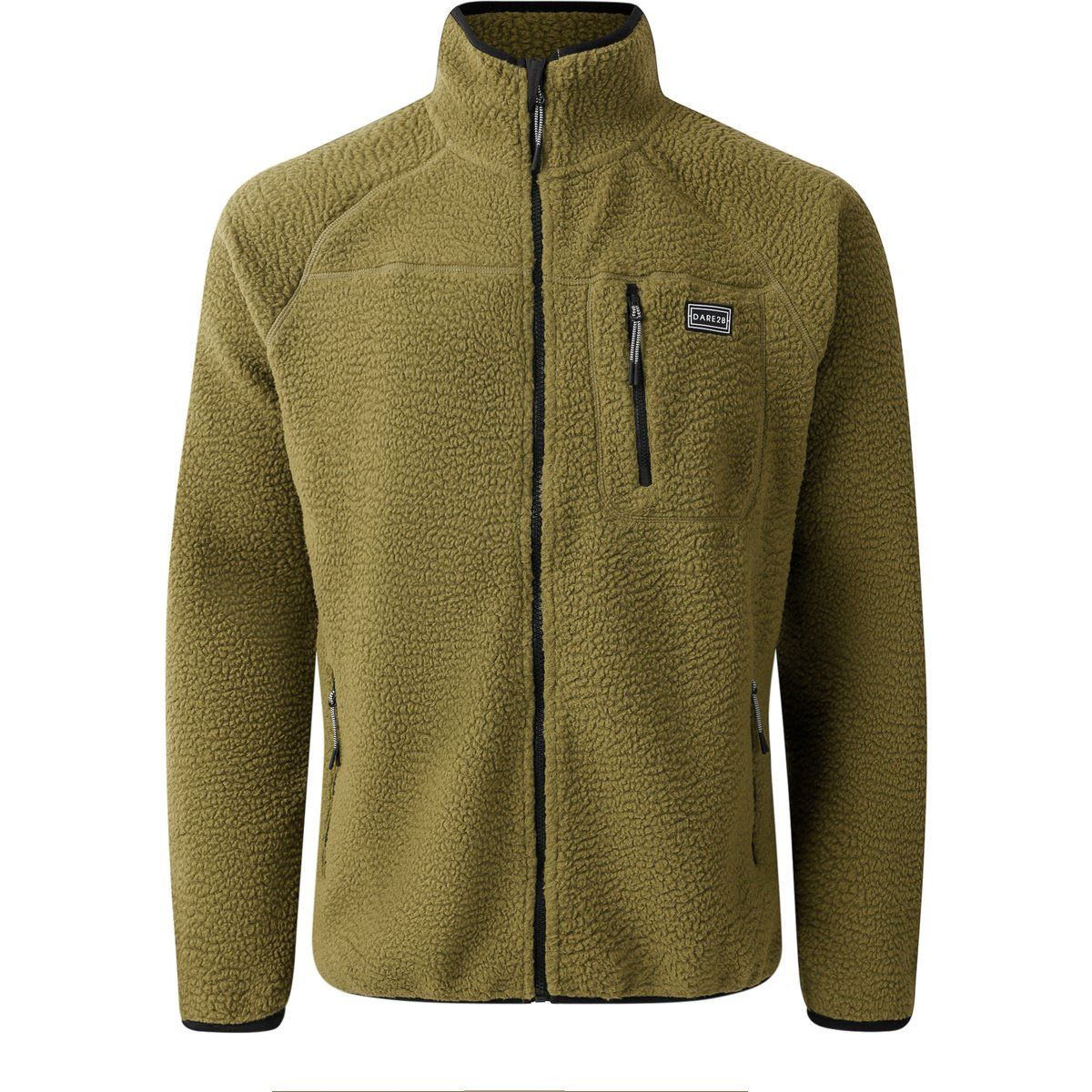 Herren Teddy-Fleece Jacke mit Reißverschluss