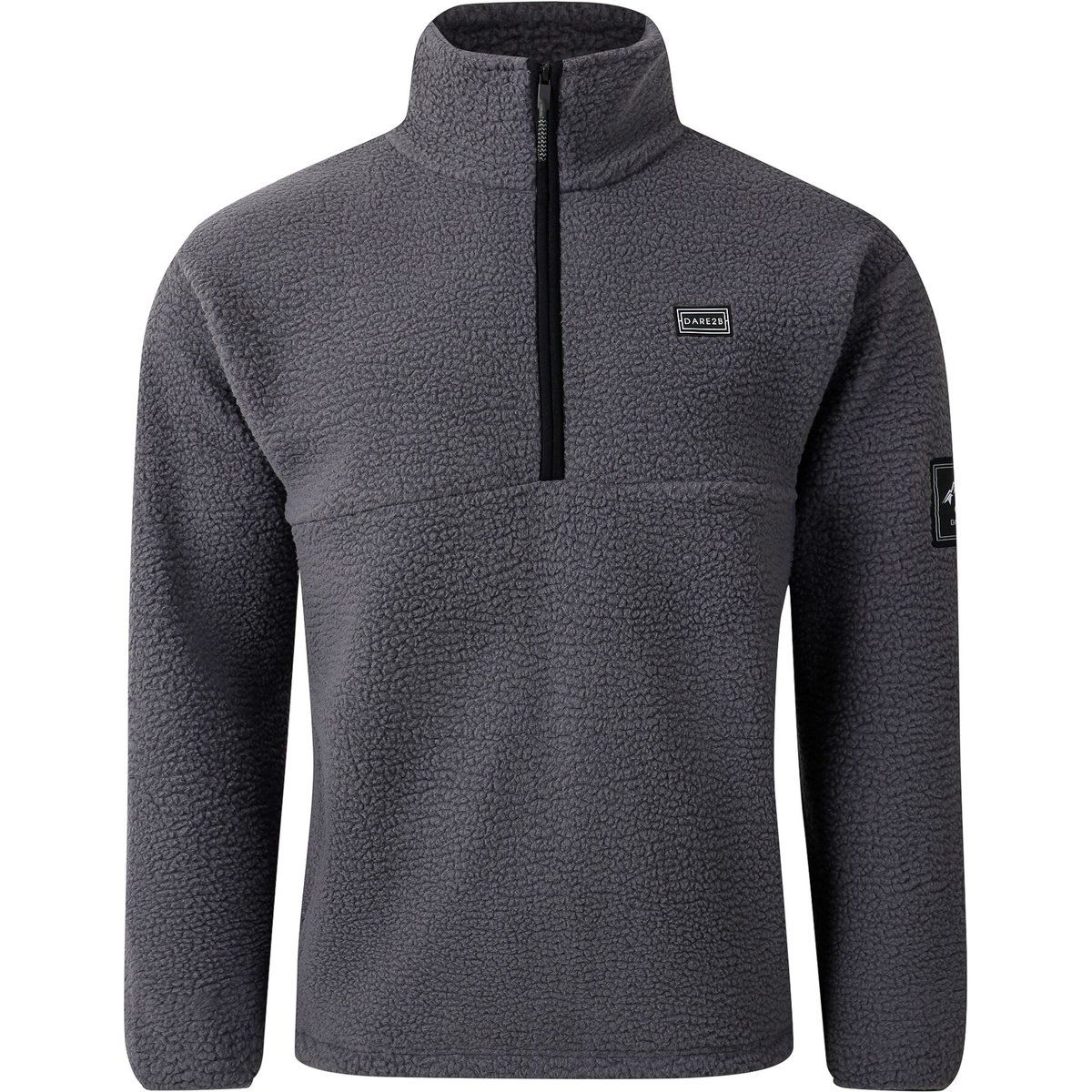 Dare 2B - "Twin Tip" Fleecejacke für Herren, mit halbem Reißverschluss (Eisentor Grau)