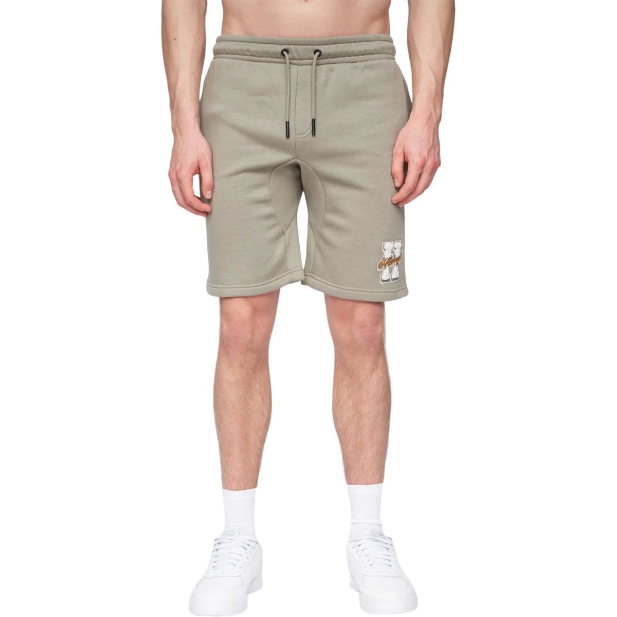 Sweatshorts mit Chenille-Logo-Patch