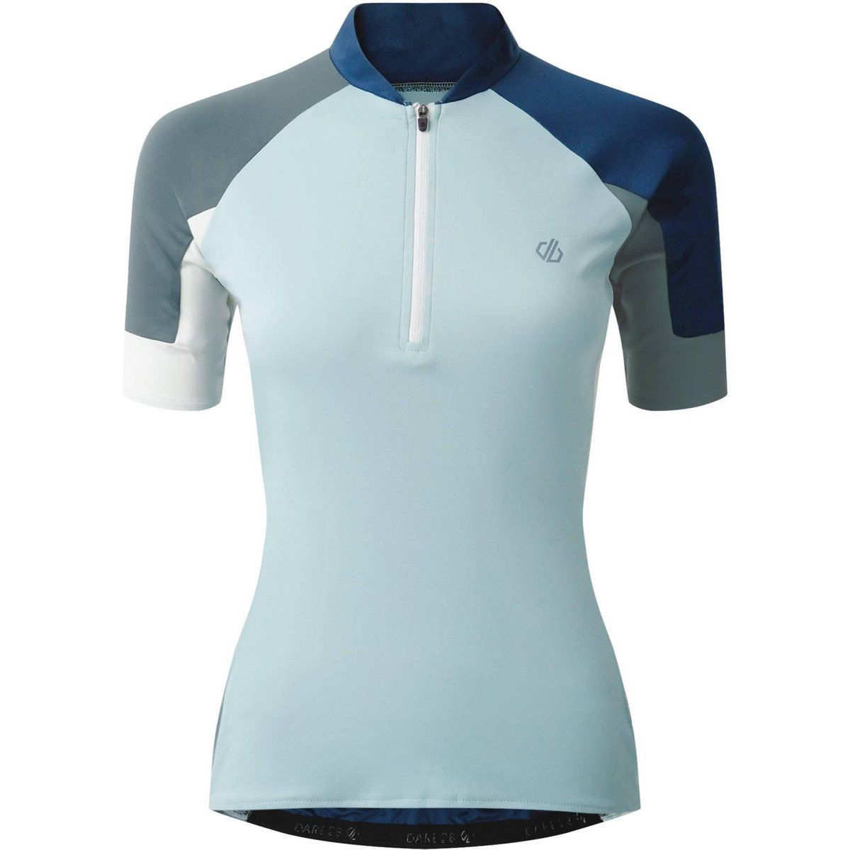 Kurzarm-Radtrikot mit Farbblockdesign