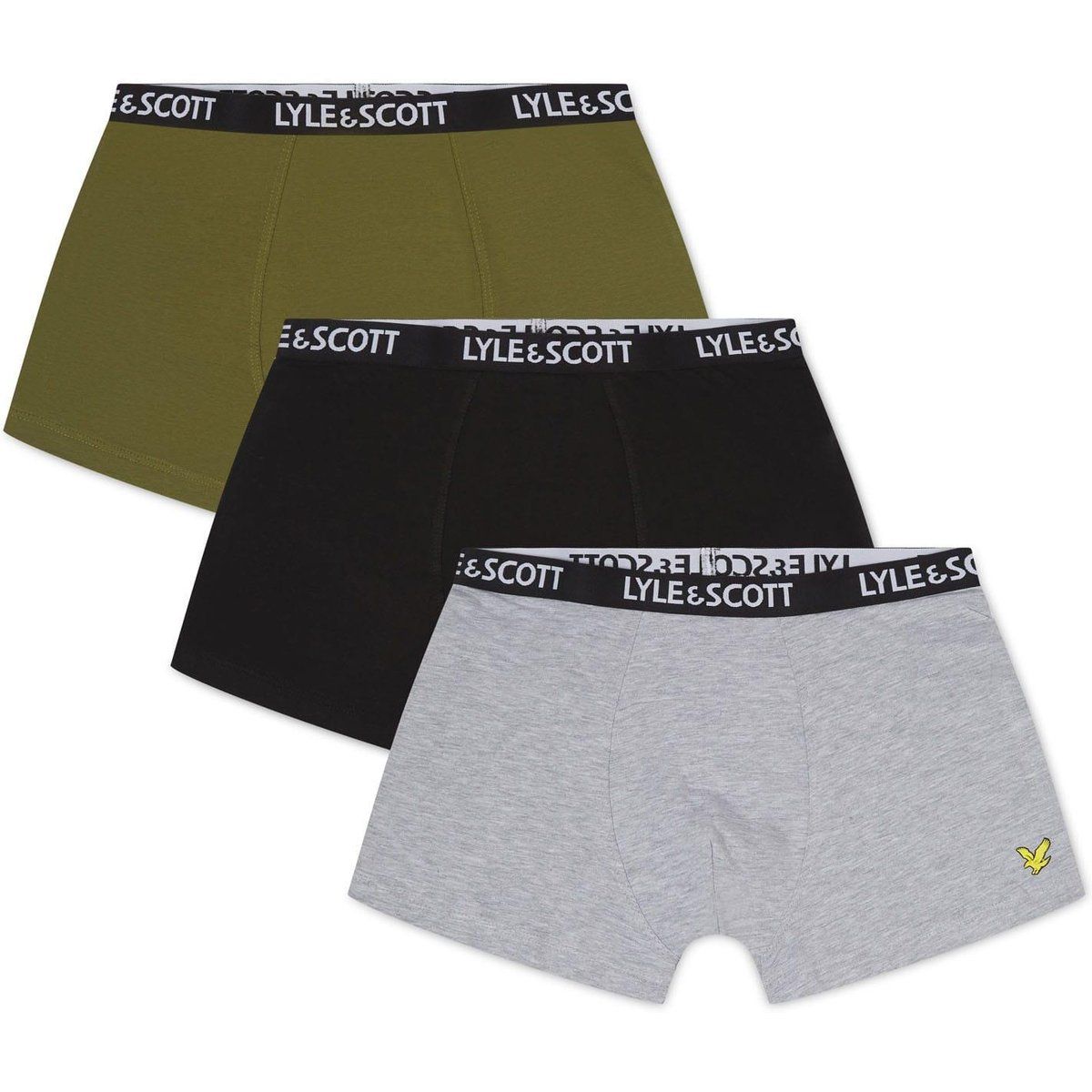 Stretch-Baumwoll-Boxershorts für Jungen, 3er-Set