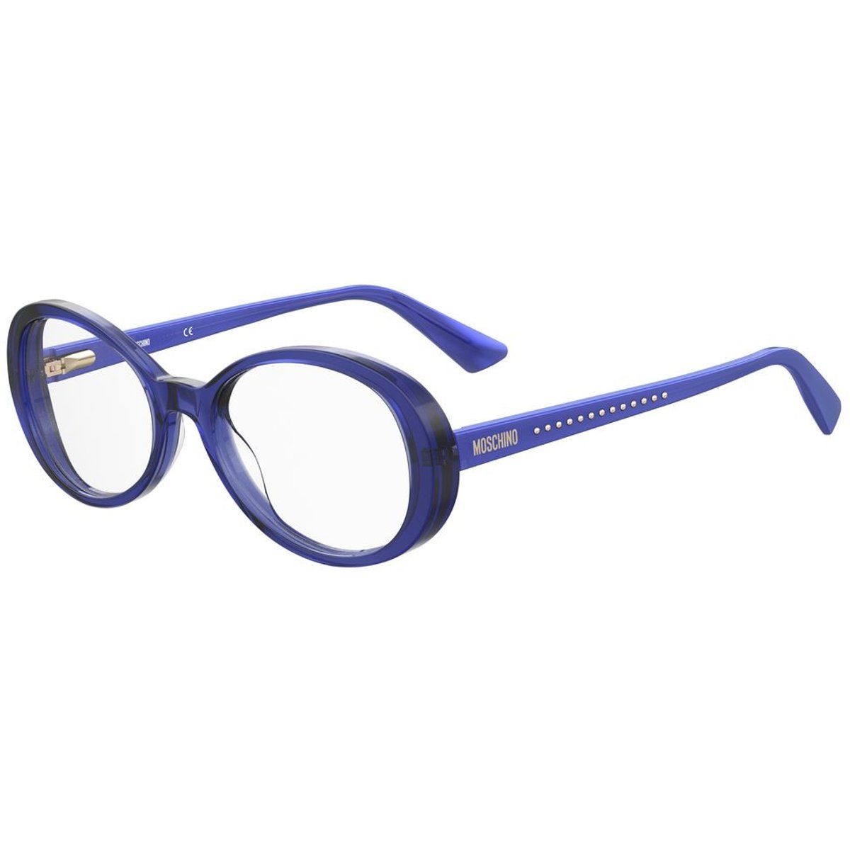 Mos594 Ovalblaue Brille