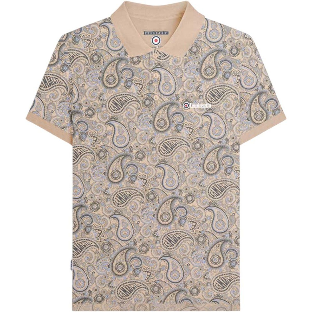 Jersey-Oberteil mit Paisley-Muster