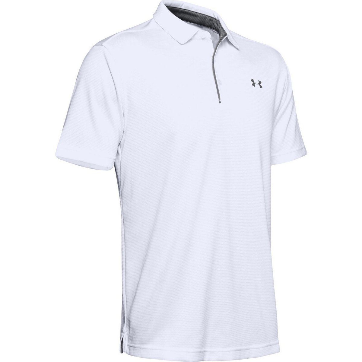 Under Armour - "Tech" Poloshirt für Herren (Weiß/Graphit)