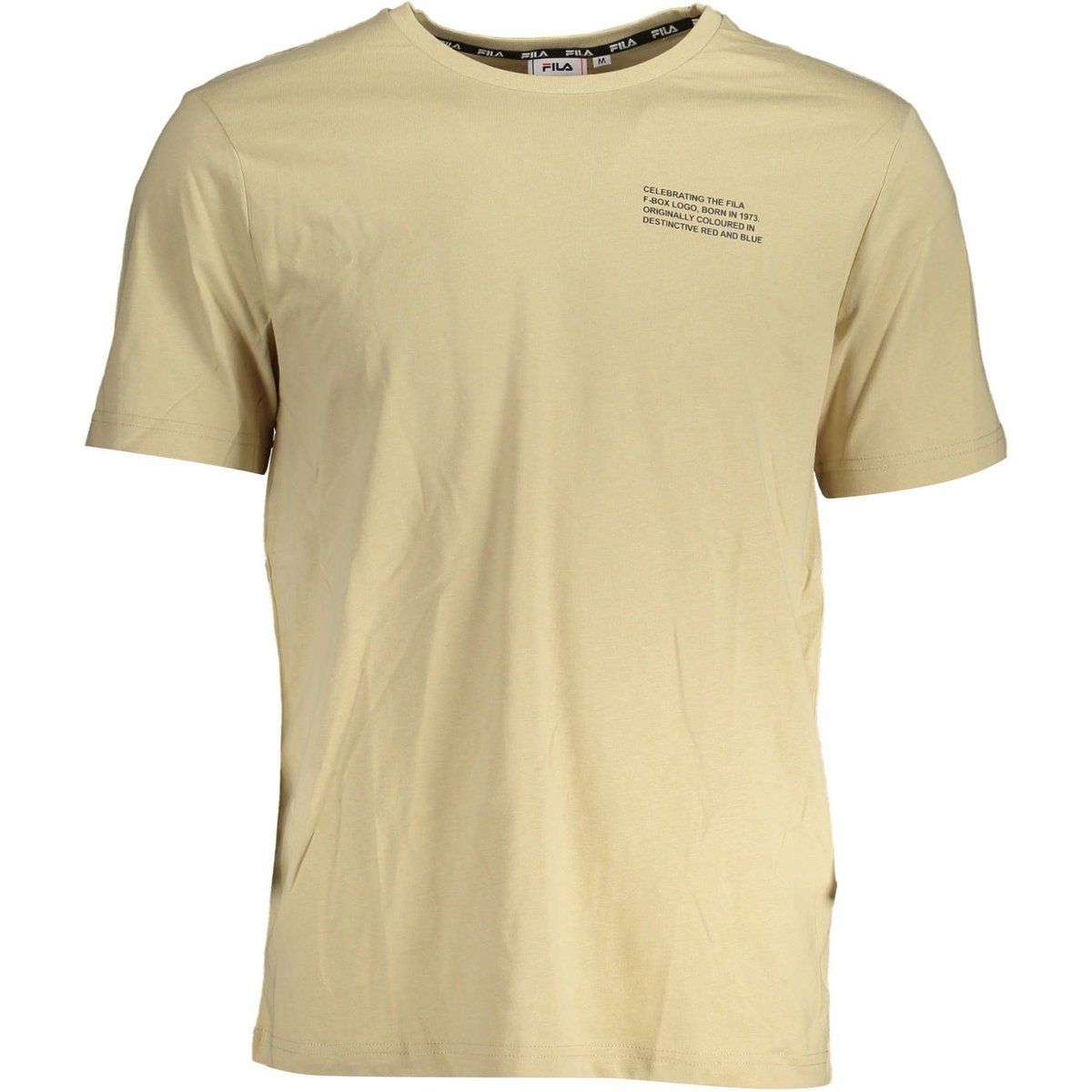 Lässiges Baumwoll-T-Shirt mit Rundhalsausschnitt
