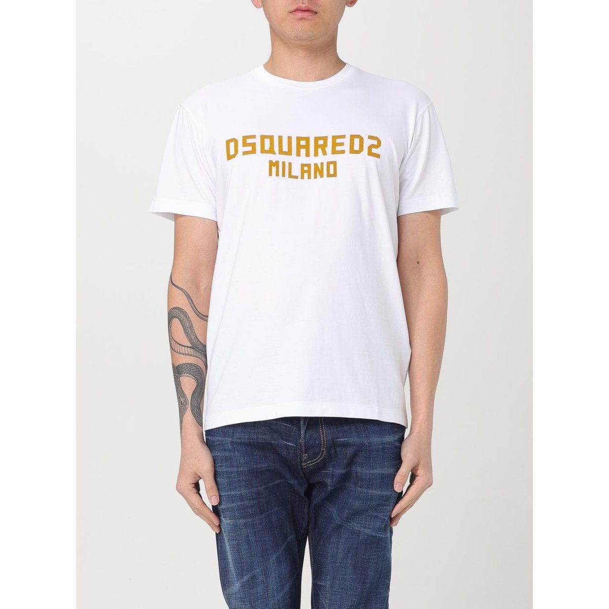 Grafik-T-Shirt mit Milano-Logo