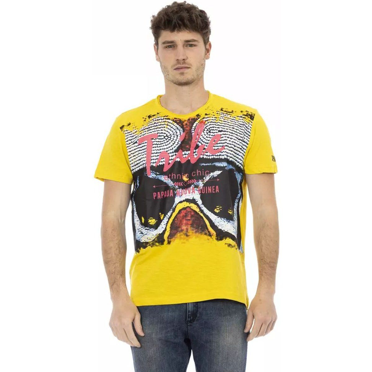 Grafik T-Shirt mit Ethno-Print