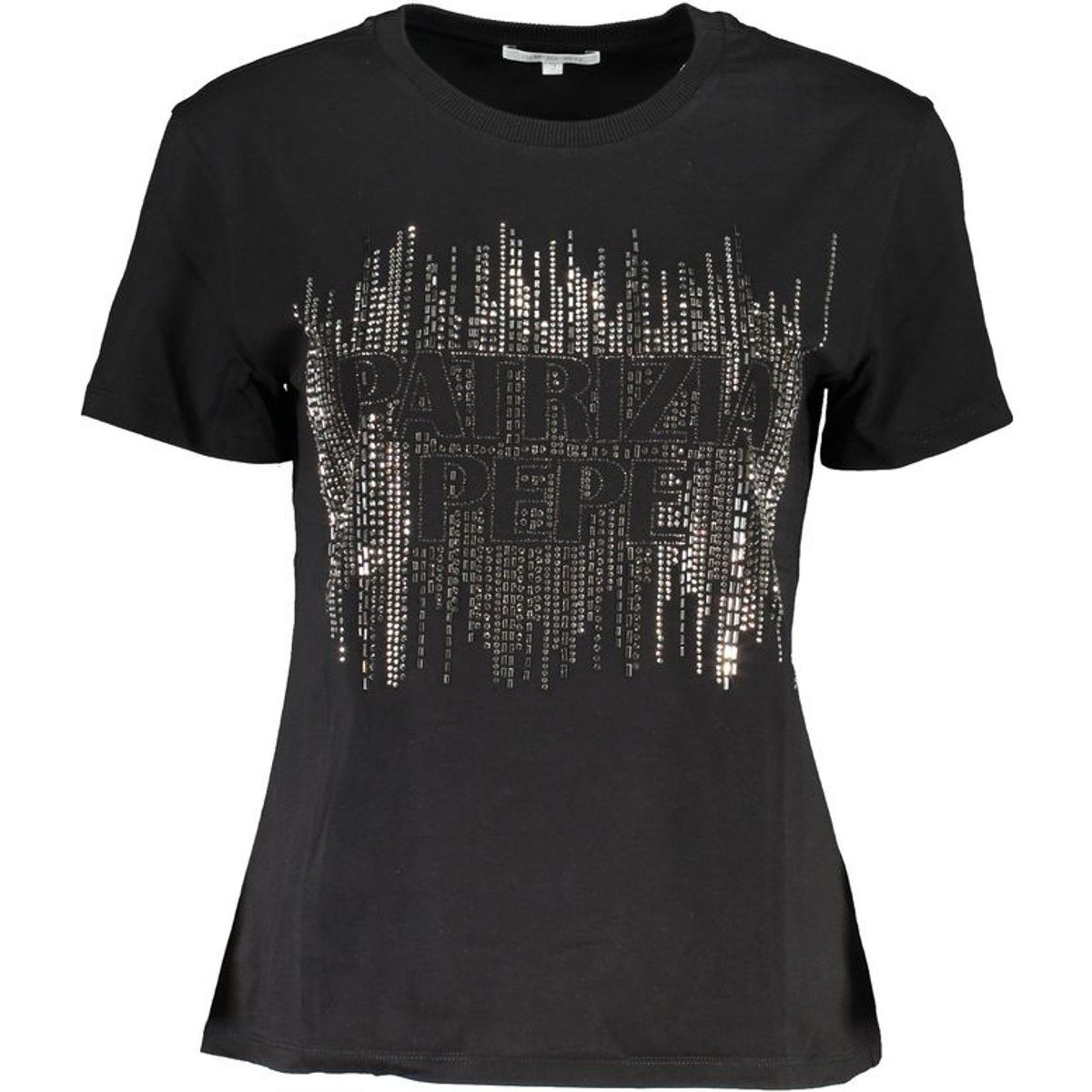 T-Shirt mit Pailletten-Logo