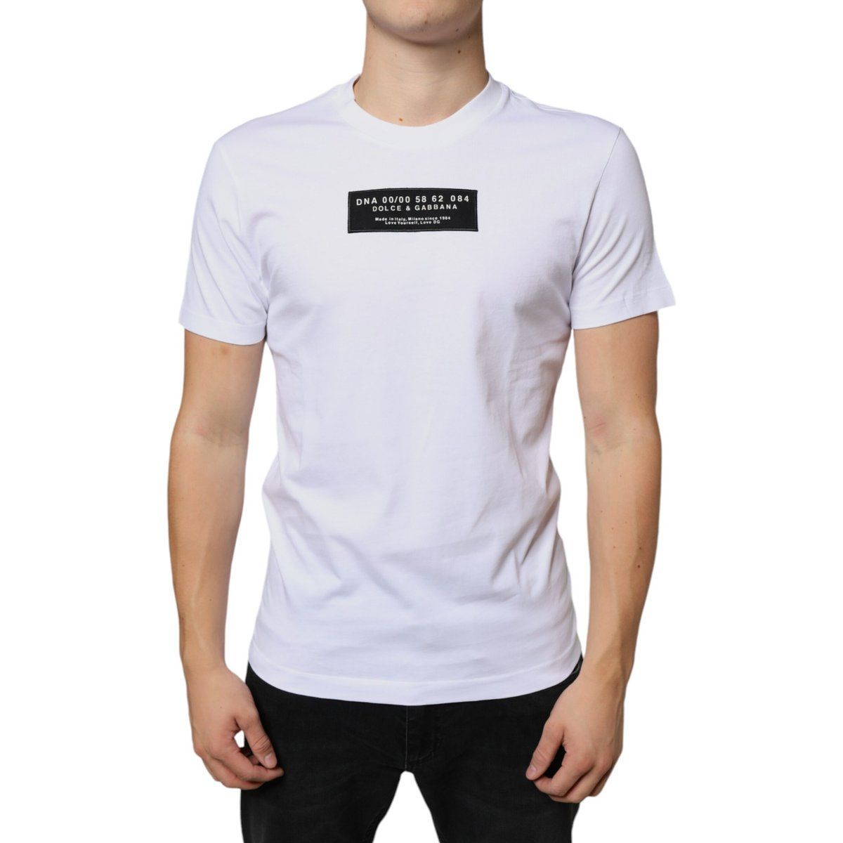 Modernes Baumwoll-T-Shirt mit Grafikprint