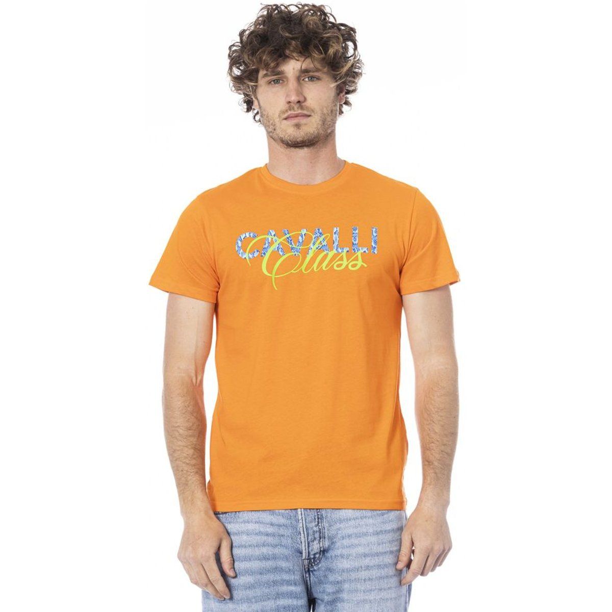 Baumwoll T-Shirt mit Grafikprint
